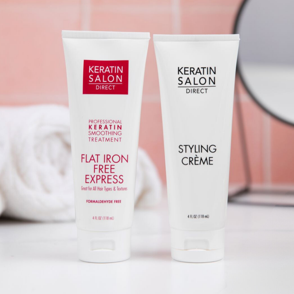 Flat Iron Free Express & Styling Creme – Keratin Salon Direct
